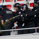 Illustration for article titled Photos: French Soccer Fans Brawl With Riot Police